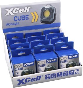 XCell Worklight CUBE Czarny, Szary Uniwersalna latarka LED 3