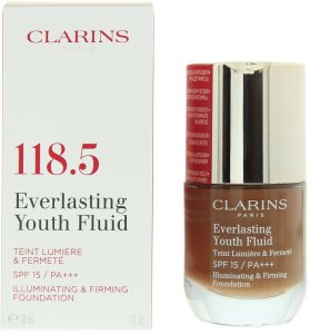 Clarins, Everlasting Youth, Radiant Finish, Liquid Foundation, 118.5, SPF 15, 30 ml For Women 2