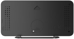 Zegar budzik sieciowy LED JVD SB3216.2 z termometrem 15x8 cm . 2