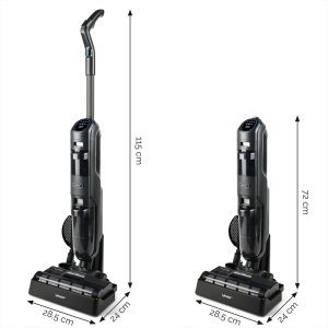 Odkurzacz bezprzewodowy 6w1 Pionowy Myjący Yoer 180m2 +HEPA12 +60 min pracy 13