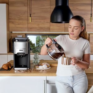 Ekspres przelewowy Yoer PRZELEWOWY Ekspres do kawy z MŁYNKIEM Żarnowym AUTOMATYCZNY +DZBANEK 12 kaw - DripFlow CMG03BK 3