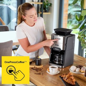 Ekspres przelewowy Yoer PRZELEWOWY Ekspres do kawy z MŁYNKIEM Żarnowym AUTOMATYCZNY +DZBANEK 12 kaw - DripFlow CMG03BK 7