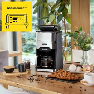 Ekspres przelewowy Yoer PRZELEWOWY Ekspres do kawy z MŁYNKIEM Żarnowym AUTOMATYCZNY +DZBANEK 12 kaw - DripFlow CMG03BK 8