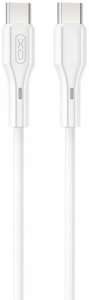 XO wall charger CE29 PD 20W 1x USB-C 1x USB white + cable USB-C - USB-C 6