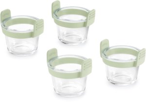 Lekue Air fryer Glass Mini Cups Set of 4 3