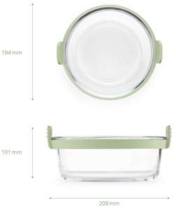 Lekue Air fryer Glass Mini Cups Set of 4 6