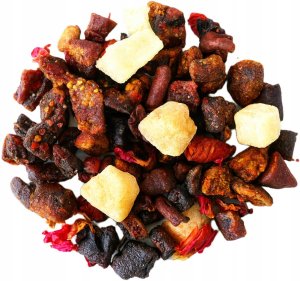 Sypana herbata owocowa IMBIROWA GRUSZKA papaja napar 250g mieszanka premium - herbata liściasta sypana mieszanka napar susz 2