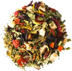 Herbata ziołowa bomba witaminowa WITALNOŚĆ mięta melisa hibiskus anyż 100g - herbata liściasta sypana mieszanka napar susz 2