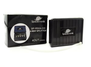 Rozgałęźnik anteny TV 1/4 5-2400 MHz Spacetronik SPS-RS04-OD, zewnętrzny 6