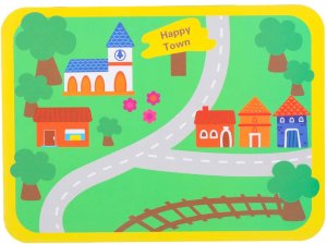 Klocki drewniane do nawlekania tablica plansza samochody pojazdy Kik Sp. z o. o. Sp. k. 4