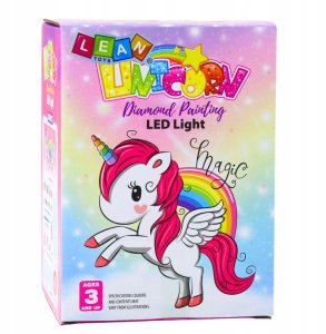 Jednorożec w słoiku LED 4