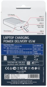 POWER BANK USB 30000MAH/VA1083 RIVACASE 26