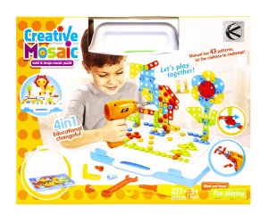 Kreatywny zestaw edukacyjny do skręcania w pudełku z narzędziami 3