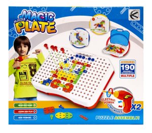 Kreatywny zestaw edukacyjny do skręcania w pudełku z narzędziami 3