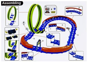 Tor samochodowy świecący w ciemności 4
