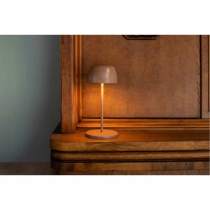 Lampka stołowa, toffi, aluminium, MOD 2