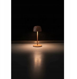 Lampka stołowa, toffi, aluminium, MOD 4