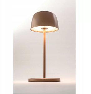 Lampka stołowa, toffi, aluminium, MOD 6