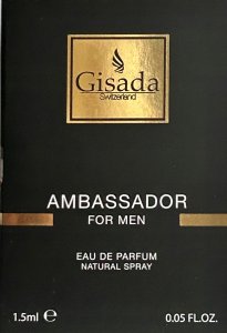 Gisada, Ambassador, Eau De Parfum, For Men, 1.5 ml *Vial For Men 3