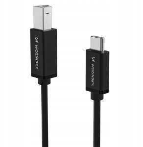 Kabel USB Wozinsky USB-B - USB-C 2 m Czarny (5907769376641) 7