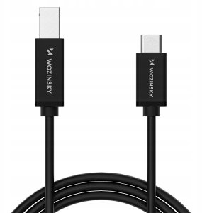 Kabel USB Wozinsky USB-B - USB-C 2 m Czarny (5907769376641) 8