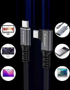 Kabel USB Wozinsky USB-C - USB-C 1.5 m Czarny (5907769376719) 6