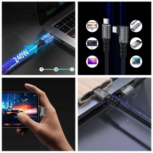 Kabel USB Wozinsky USB-C - USB-C 1.5 m Czarny (5907769376719) 9