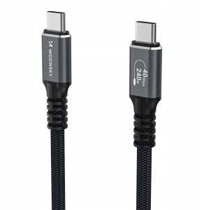 Kabel USB Wozinsky USB-C - USB-C 2 m Czarny (5907769376726) 6