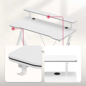 Biurko Huzaro Hero 1.9 White Białe 120 cmx60 cm 3