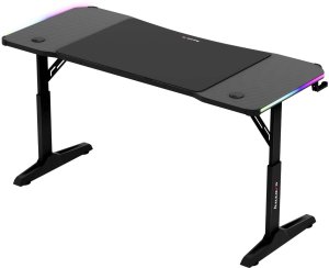 Biurko Huzaro Hero 3.6 RGB Black Czarne 140 cmx60 cm 6