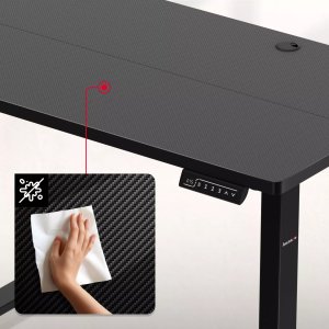 Biurko Huzaro Hero 8.1 Black Czarne 120 cm x 60 cm 11