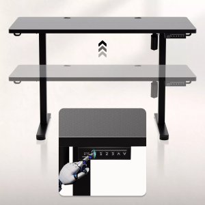Biurko Huzaro Hero 8.1 Black Czarne 120 cm x 60 cm 14