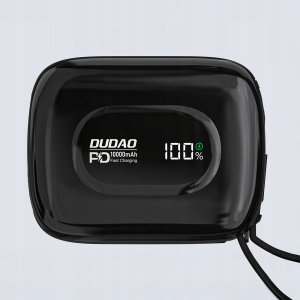 Powerbank Dudao K32 10000 mAh z wbudowanym kablem USB-C/Lightning - czarny 2