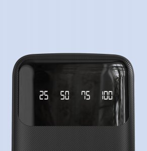 Dudao pojemny powerbank z 3 wbudowanymi kablami 20000mAh USB Typ C + micro USB + Lightning czarny (Dudao K6Pro+) 15