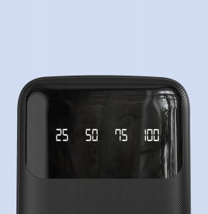 Dudao K6Pro uniwersalny powerbank 10000mAh z kablem USB, USB Typ C, Lightning czarny (K6Pro-black) 8