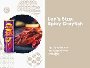 Lays Stax Spicy Crayfish chińskie chipsy o smaku rakowym 90g 3