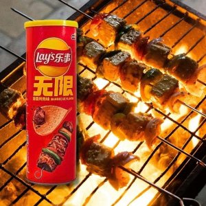 Lays Stax Sizzled Barbecue chińskie chipsy o smaku BBQ 90g 4