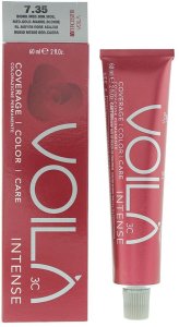 Intercosmo, Voilà 3C Intense, Permanent Hair Dye, 7.35 Medium Golden Mahogany Blonde, 60 ml For Women 2