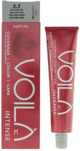 Intercosmo, Voilà 3C Intense, Aqua, Permanent Hair Dye, 2.7 Dark China Blue, 60 ml For Women 2