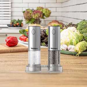 MŁYNEK DO PIEPRZU I SOLI ELEKTRYCZNY AKUMULATOROWY USB MŁYNEK DO SOLI 2 SZT 5