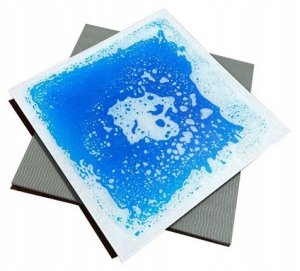 TULLO 703 Ścieżka sensoryczna - sensoryczne płytki z cieczą 30 cm 4 szt. 4