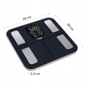 Waga Łazienkowa Analityczna 16 Parametrów Apple Health, Google Fit, IF1320C 2