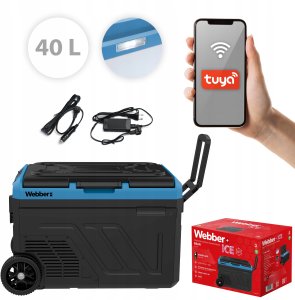 LODÓWKA KOMPRESOROWA ZAMRAŻARKA TURYSTYCZNA SAMOCHODOWA 12V/230V 40L SMART 9