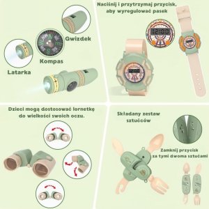 WOOPIE Discovery Zestaw Małego Odkrywcy Namiot Kempingowy XXL na Biwak 15 el. 5