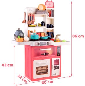 Kuchnia efekt gotowania para dźwięk światło lodówka garnki 63el ZA4667 2