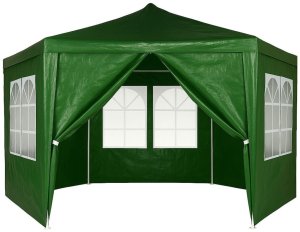 Namiot pawilon ogrodowy handlowy 2x2x2 m z oknami zielony MultiGarden 2