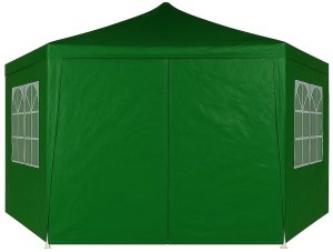 Namiot pawilon ogrodowy handlowy 2x2x2 m z oknami zielony MultiGarden 3