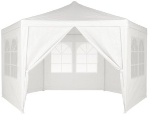 Namiot pawilon ogrodowy handlowy 2x2x2 m z oknami biały MultiGarden 2
