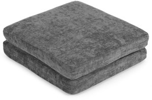 Sofa składana modułowa dla dzieci duża 2-osobowa DIY 10 miękkich poduch tkanina szenilowa - szara ECOTOYS 6