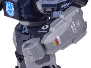 Zdalnie sterowany ROBOT POLICYJNY - chodzi, tańczy, strzela i świeci RC0731 11